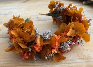 Diadema de hortensia preservada 1