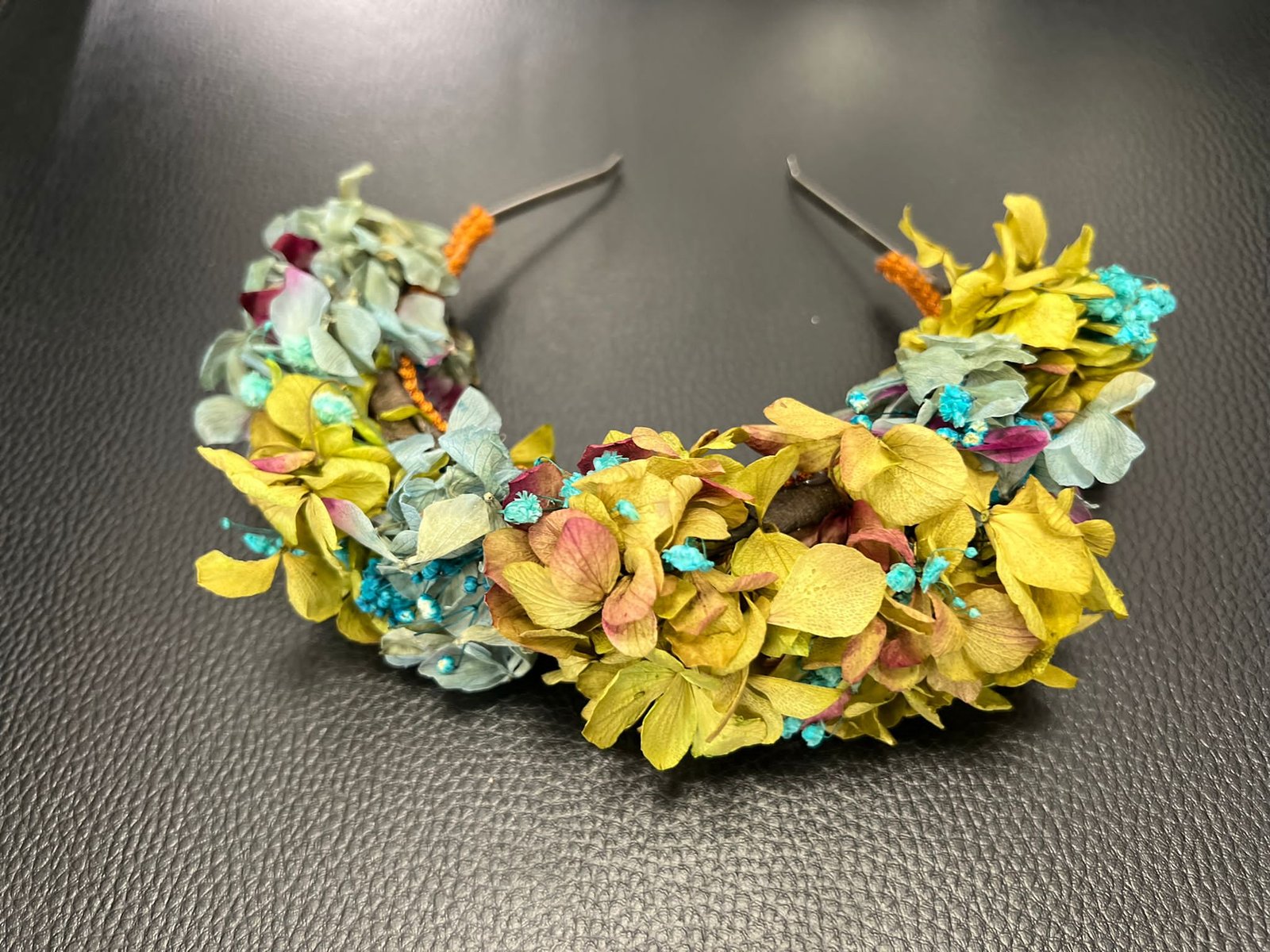 Diadema de hortensia preservada 2