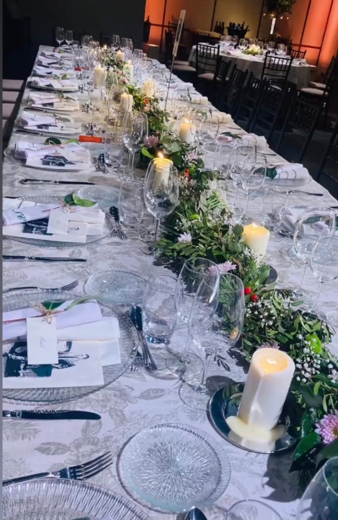 Montaje floral para evento corporativo