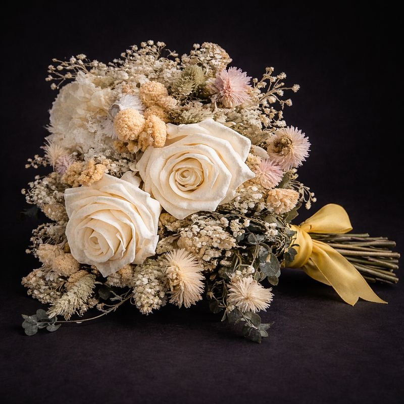 Porta alianzas o detalle floral de novia
